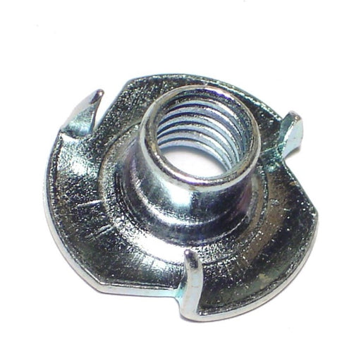 5/16"-18 Zinc Plated Steel Coarse Thread Pronged Tee Nuts