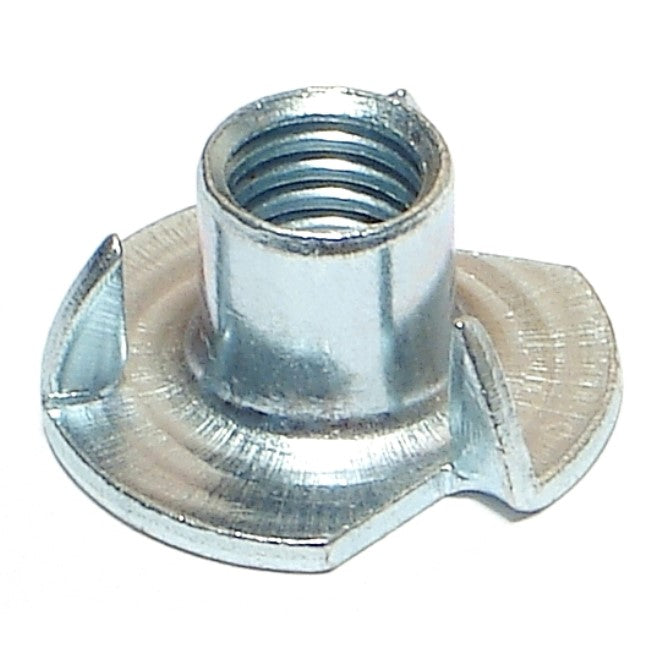 3/8"-16 Zinc Plated Steel Coarse Thread Pronged Tee Nuts