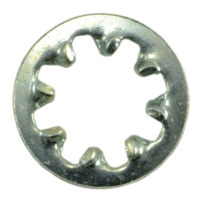 #6 x 9/64" x 19/64" Zinc Plated Grade 2 Steel Internal Tooth Lock Washers