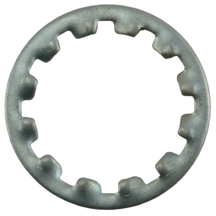 1/2" x 9/16" x 49/64" Zinc Plated Grade 2 Steel Internal Tooth Lock Washers