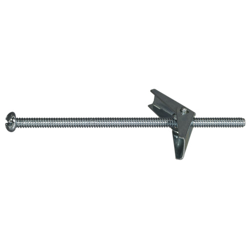 1/8" x 3" Zinc Plated Steel Slotted Round Head Toggle Bolts