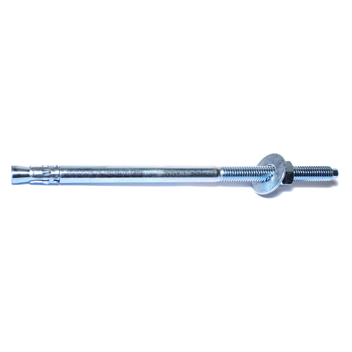 1/2" x 10" Zinc Plated Steel Concrete Wedge Stud Anchor Bolts