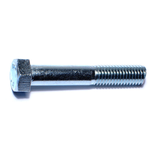 1/2"-13 x 3" Zinc Plated Grade 2 / A307 Steel Coarse Thread Hex Bolts
