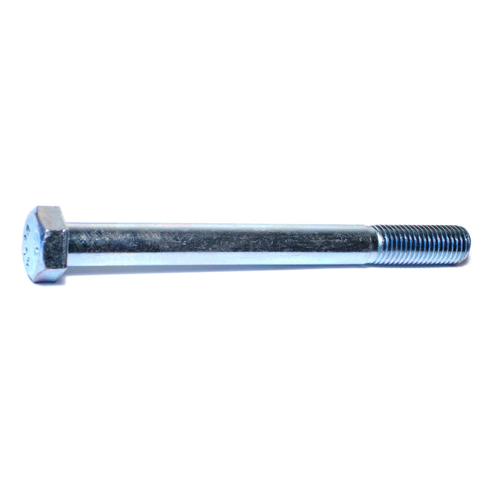 3/4"-10 x 8" Zinc Plated Grade 2 / A307 Steel Coarse Thread Hex Bolts