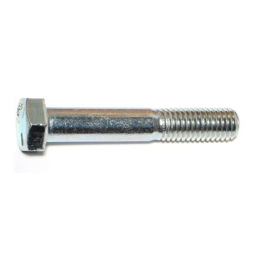 1/2"-13 x 3" Zinc Plated Grade 5 Steel Coarse Thread Hex Cap Screws