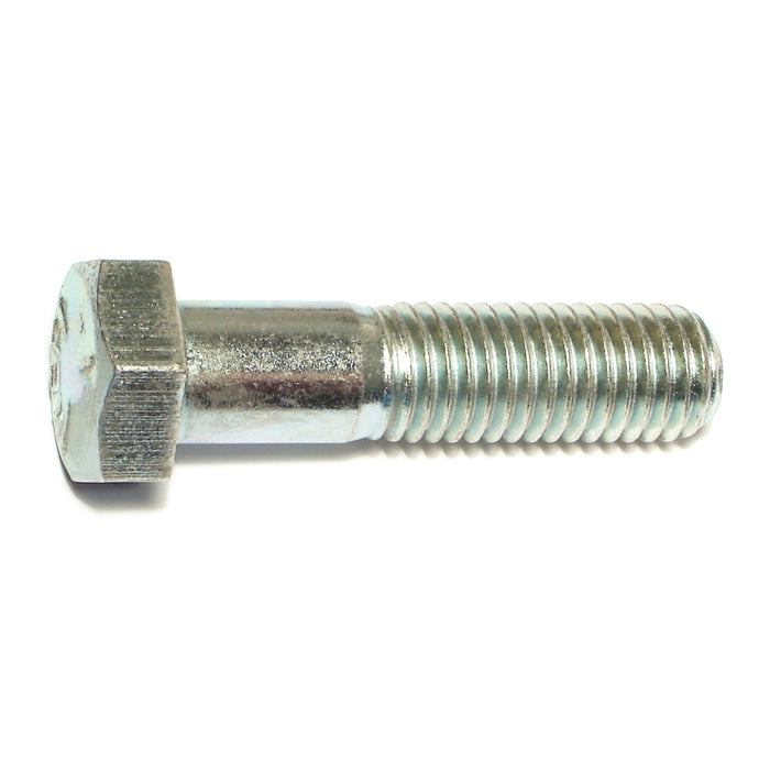 5/8"-11 x 2-1/2" Zinc Plated Grade 5 Steel Coarse Thread Hex Cap Screws