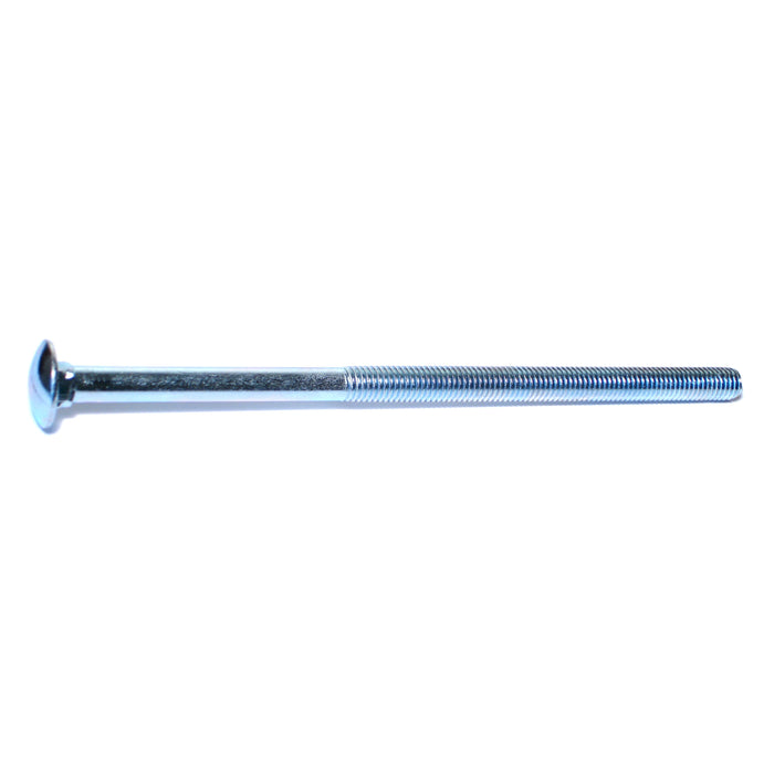 1/2"-13 x 10" Zinc Plated Grade 2 / A307 Steel Coarse Thread Carriage Bolts