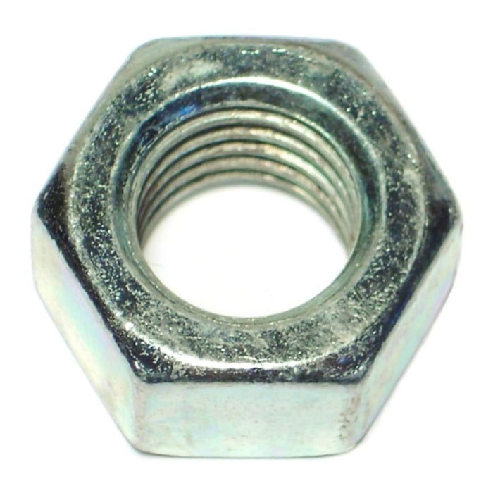 5/8"-11 Zinc Plated Grade 2 Steel Coarse Thread Finished Hex Nuts