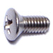 #8-32 x 3/8" 18-8 Stainless Steel Coarse Thread Phillips Oval Head Machine Screws