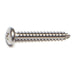 #4 x 3/4" 18-8 Stainless Steel Phillips Pan Head Sheet Metal Screws