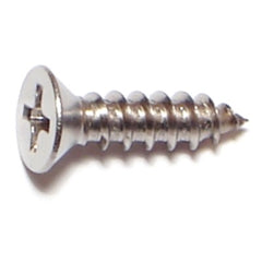 #8 x 5/8" 18-8 Stainless Steel Phillips Flat Head Sheet Metal Screws