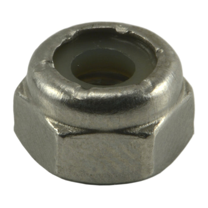#10-24 18-8 Stainless Steel Coarse Thread Nylon Insert Lock Nuts LNSS-131