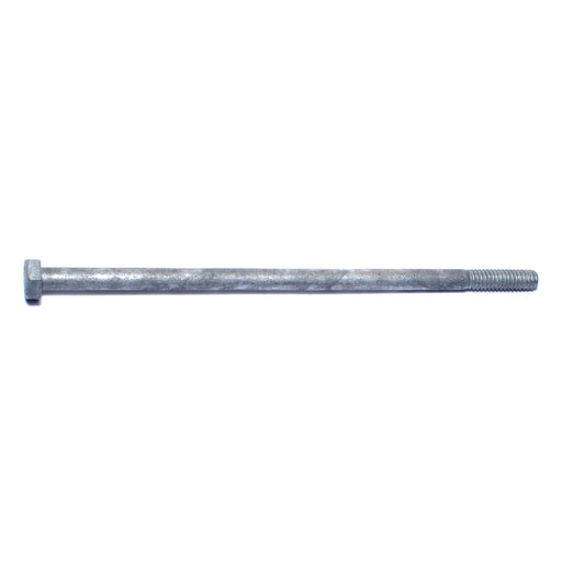 1/4"-20 x 6" Hot Dip Galvanized Steel Coarse Thread Hex Cap Screws
