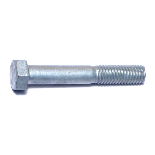 3/8"-16 x 2-1/2" Hot Dip Galvanized Steel Coarse Thread Hex Cap Screws