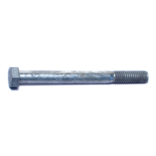 3/8"-16 x 4" Hot Dip Galvanized Steel Coarse Thread Hex Cap Screws