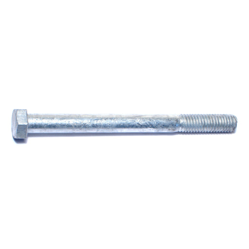 3/8"-16 x 4-1/2" Hot Dip Galvanized Steel Coarse Thread Hex Cap Screws