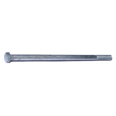 3/8"-16 x 8" Hot Dip Galvanized Steel Coarse Thread Hex Cap Screws