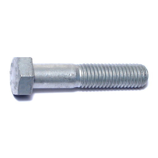 1/2"-13 x 2-1/2" Hot Dip Galvanized Steel Coarse Thread Hex Cap Screws