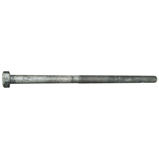 1/2"-13 x 10" Hot Dip Galvanized Steel Coarse Thread Hex Cap Screws