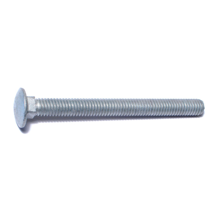 3/8"-16 x 4" Hot Dip Galvanized Grade 2 / A307 Steel Coarse Thread Carriage Bolts