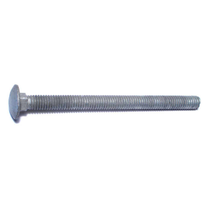 3/8"-16 x 5" Hot Dip Galvanized Grade 2 / A307 Steel Coarse Thread Carriage Bolts