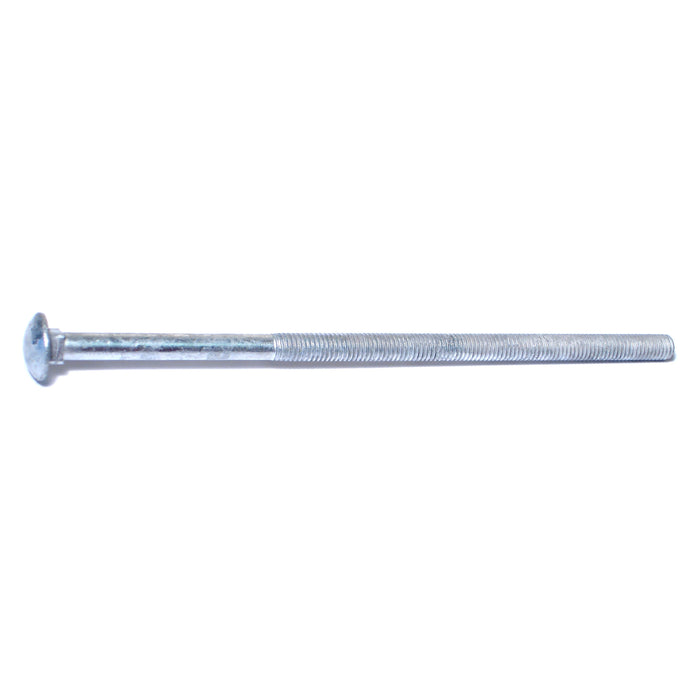 3/8"-16 x 9" Hot Dip Galvanized Grade 2 / A307 Steel Coarse Thread Carriage Bolts