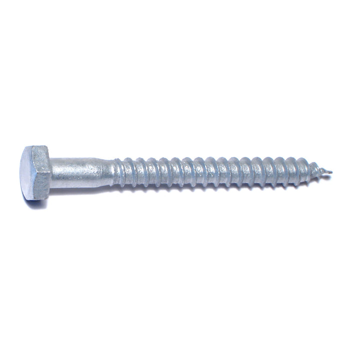 1/4" x 2-1/2" Hot Dip Galvanized Steel Hex Head Lag Screws