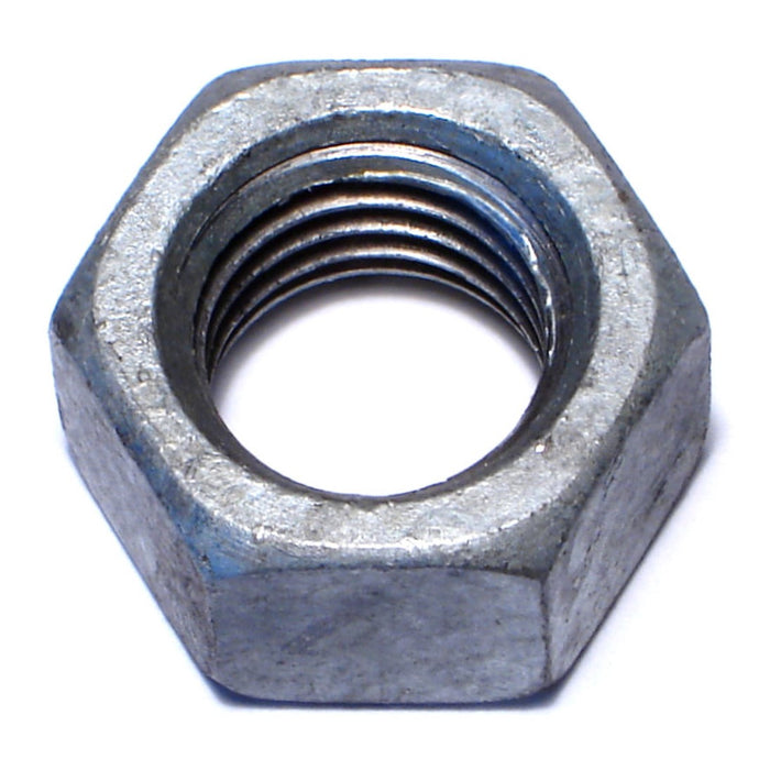 5/8"-11 Hot Dip Galvanized Steel Coarse Thread Finished Hex Nuts