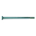 1/4"-20 x 5" Green Rinsed Zinc Plated Grade 5 Steel Coarse Thread Hex Cap Screws