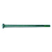 1/4"-20 x 6" Green Rinsed Zinc Plated Grade 5 Steel Coarse Thread Hex Cap Screws