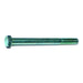 5/16"-18 x 3-1/2" Green Rinsed Zinc Plated Grade 5 Steel Coarse Thread Hex Cap Screws