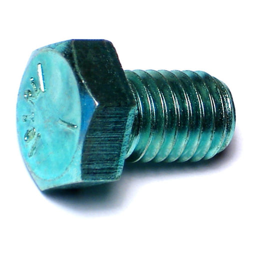 1/2"-13 x 3/4" Green Rinsed Zinc Plated Grade 5 Steel Coarse Thread Hex Cap Screws