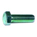 3/4"-10 x 2-1/2" Green Rinsed Zinc Plated Grade 5 Steel Coarse Thread Hex Cap Screws