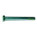 3/4"-10 x 8" Green Rinsed Zinc Plated Grade 5 Steel Coarse Thread Hex Cap Screws