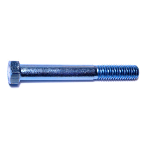 7/16"-14 x 3-1/2" Zinc Plated Grade 8 Steel Coarse Thread Hex Cap Screws