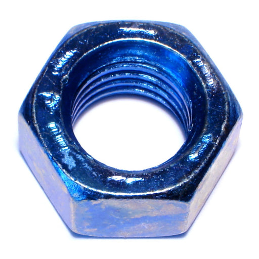 3/4"-10 Zinc Plated Grade 8 Steel Blue Rinsed Coarse Thread Hex Nuts