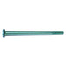 1/4"-28 x 4" Green Rinsed Zinc Plated Grade 5 Steel Fine Thread Hex Cap Screws