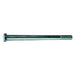 7/16"-14 x 7" Green Rinsed Zinc Plated Grade 5 Steel Coarse Thread Hex Cap Screws