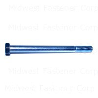 5/8"-11 x 8" Zinc Plated Grade 8 Steel Coarse Thread Hex Cap Screws