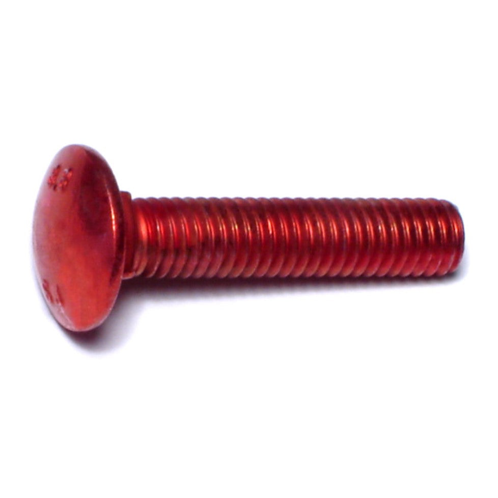 6mm-1.0 x 30mm Zinc Plated Class 8.8 Steel Coarse Thread Carriage Bolts