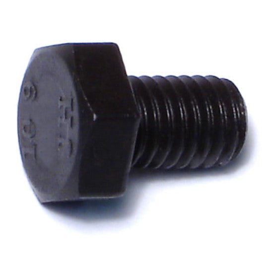 8mm-1.25 x 12mm Black Phosphate Class 10.9 Steel Coarse Thread Hex Cap Screws