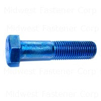 7/8"-9 x 4" Zinc Plated Grade 8 Steel Coarse Thread Hex Cap Screws