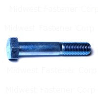 7/8"-9 x 5" Zinc Plated Grade 8 Steel Coarse Thread Hex Cap Screws