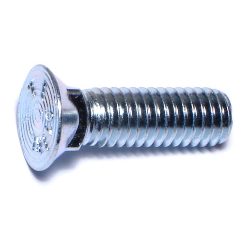 3/8"-16 x 1-1/4" Zinc Plated Grade 5 Steel Coarse Thread Repair Head Plow Bolts