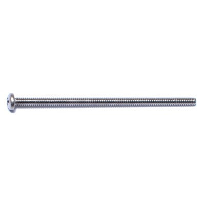 #6-32 x 3" 18-8 Stainless Steel Coarse Thread Phillips Pan Head Machine Screws