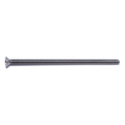 #6-32 x 3" 18-8 Stainless Steel Coarse Thread Phillips Flat Head Machine Screws