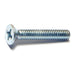 #8-32 x 1" Zinc Plated Steel Coarse Thread Phillips Flat Head Machine Screws