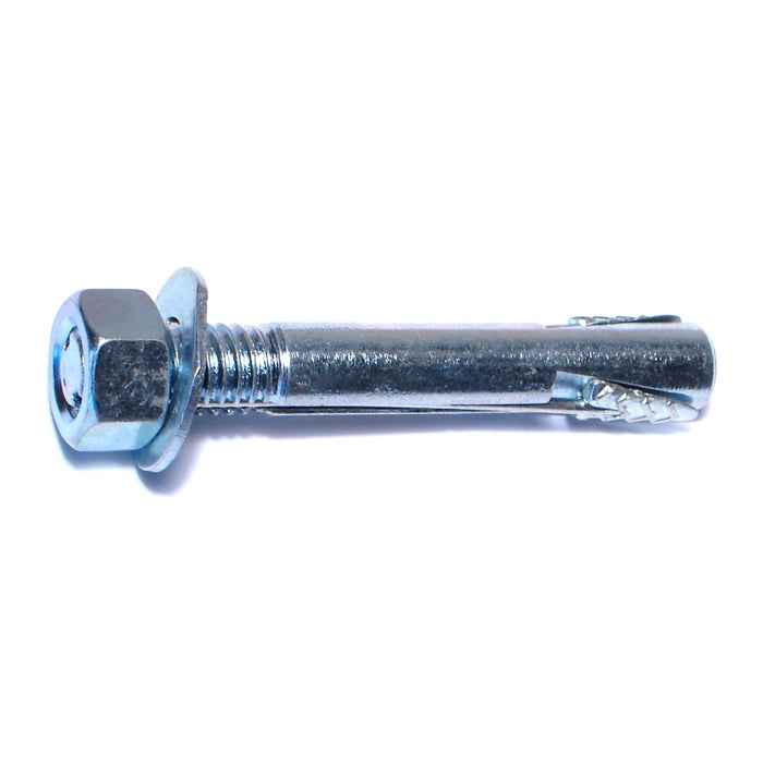 3/8" x 2-3/4" Zinc Plated Steel Wej-It Anchors