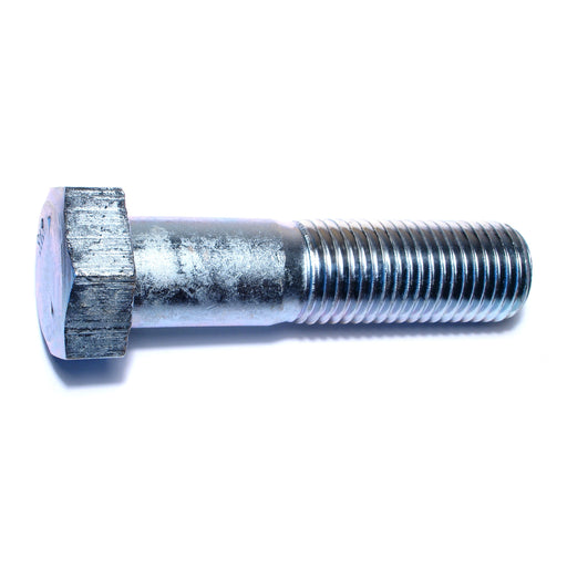 1-1/4" x 5" Zinc Plated Grade 5 Steel Coarse Thread Hex Cap Screws