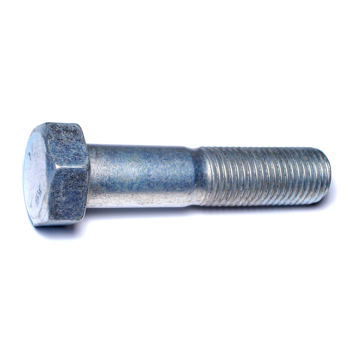 1-1/4" x 5-1/2" Zinc Plated Grade 5 Steel Coarse Thread Hex Cap Screws